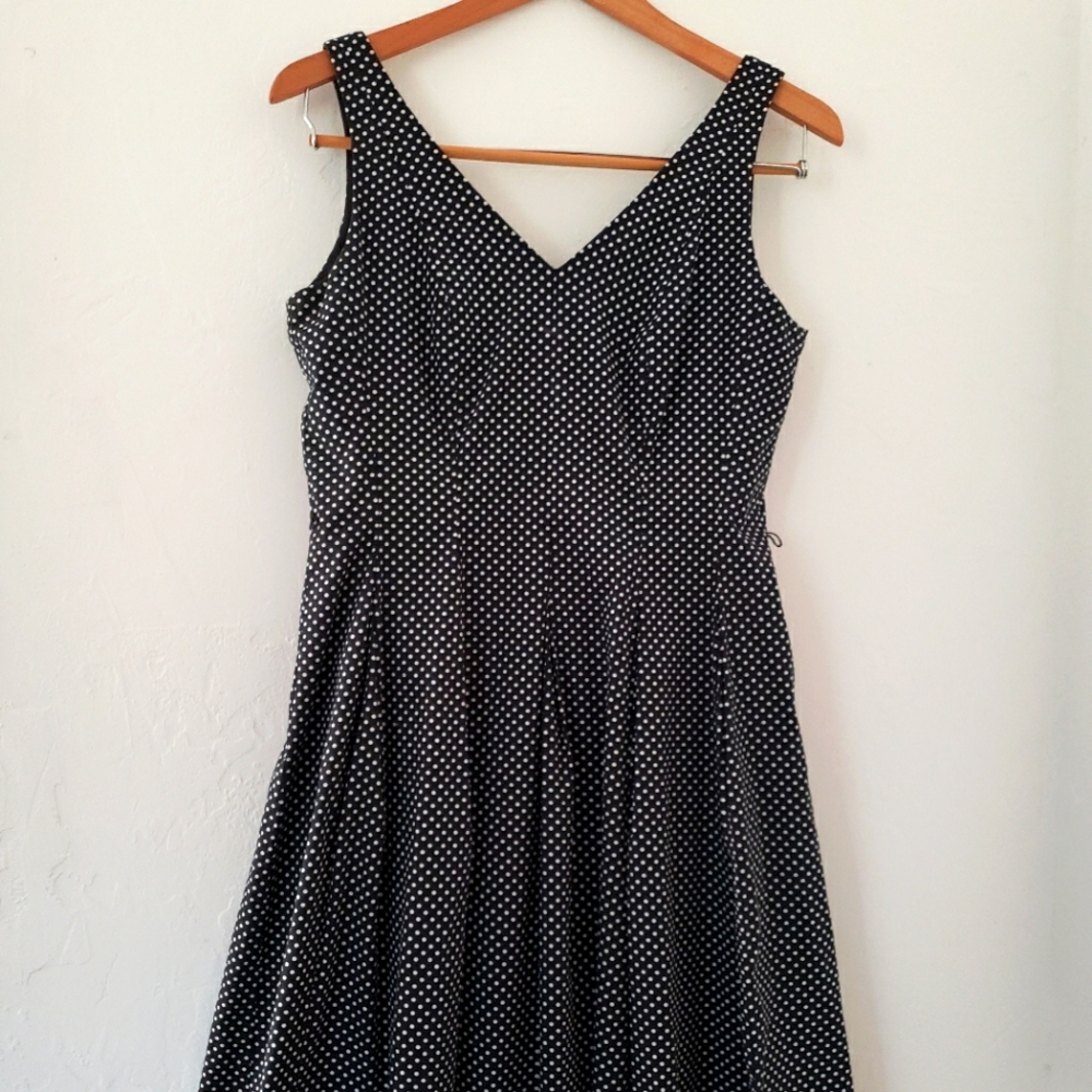 Nine West Navy Polka-dot Sundress